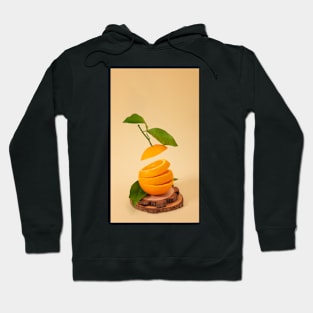 sliced navel orange Hoodie